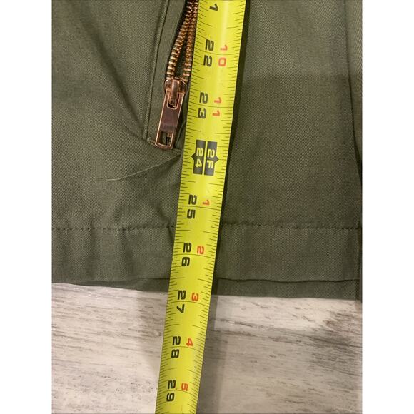 St. John’s Bay Women’s Olive Green Hooded Utility Jacket Large - Picture 4 of 6